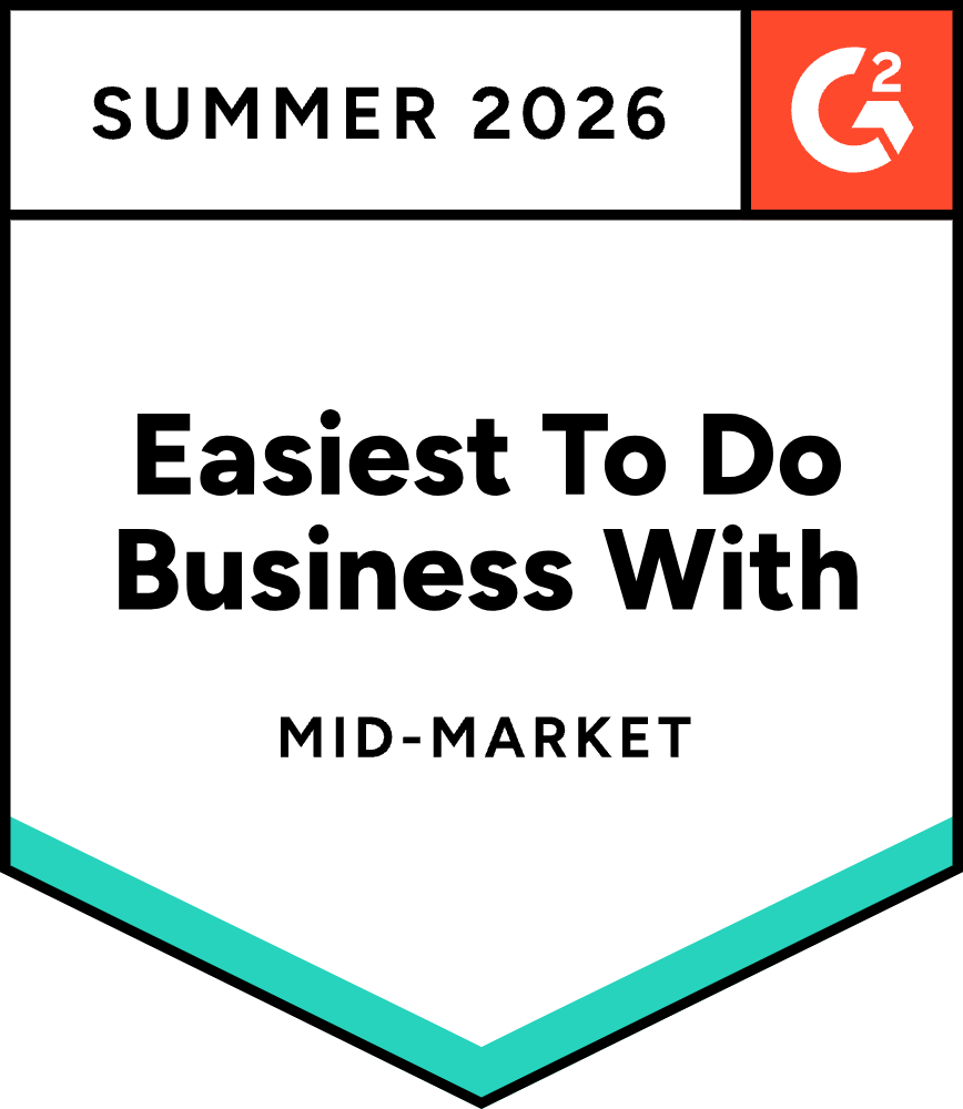 G2 Easiest to Do Business With