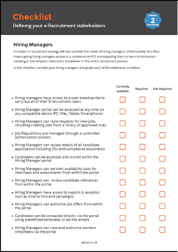 Hiring Manager Checklist for an ATS - Eploy ATS