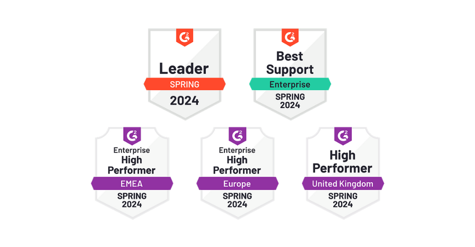 G2 badges Spring 2024