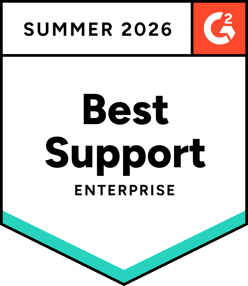 Eploy recognised in the G2 Summer 2026 reports for Best Support in the Enterprise category